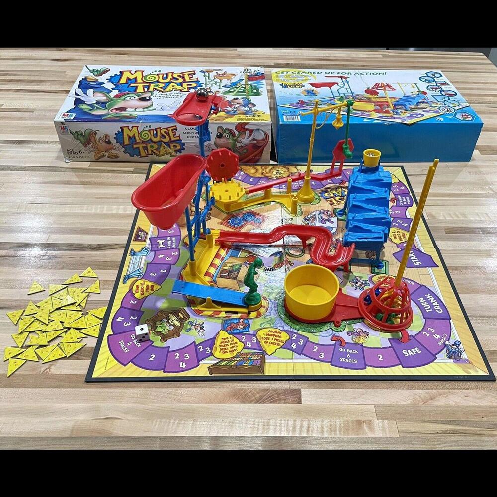 Mouse Trap Board Game 2005 Edition Milton Bradley/Hasbro Family Fun